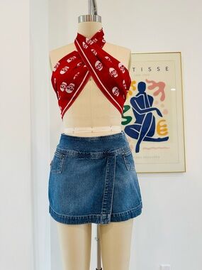 Vintage 90’s/Y2K Denim Skort